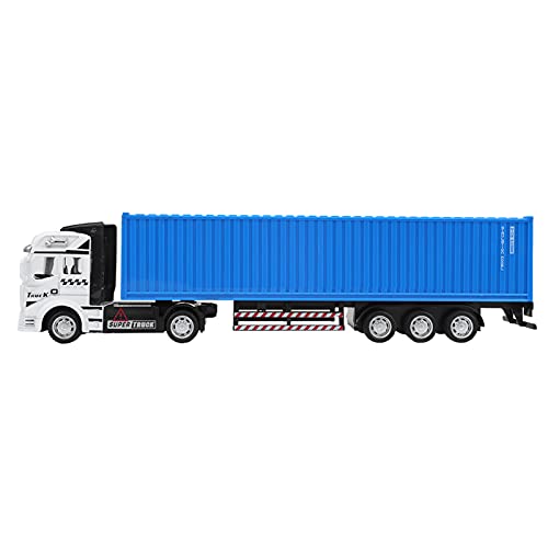 Container-LKW-Modellspielzeug, äußerst Exquisite Verarbeitung, Zurückziehbare Karosserie mit zu öffnender Hintertür Zum Sammeln von Schmuck, Art der Ware (Container-LKW) von Alomejor