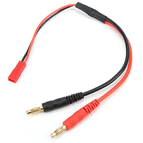 JST Stecker auf 4,0 Mm Bananenstecker, 21,6 Cm JST Ladekabel auf Bananenstecker, 20AWG B6 LiPo Akkuladegerät Adapterkabel für RC Adapter RC Automodellzubehör von Alomejor