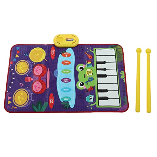 Musikalische Spielmatte, Musik-Lernspielzeugmatte, -Musikmatte, Interaktive Musikdecke für Babys, Mädchen und Jungen von Alomejor