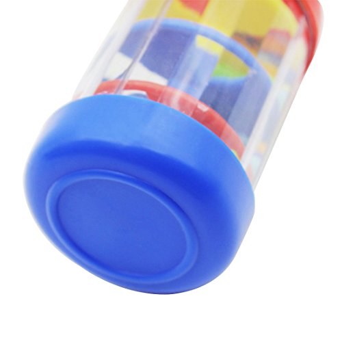 Regenmacher Spielzeug Kinder Mini Regenprassel Musik Spielzeug Regen Stick Shaker Musik Sensorische Hörinstrument Spielzeug für Baby Kind Olff Children Percussion Instrument von Alomejor