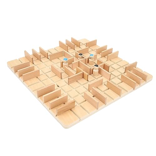 Schachspiel für und Erwachsene, Schachspiel für Erwachsene, Schachspiel für, Schachbrettspiel aus Holz, Strategiefigur, Schachfiguren, Buffle-Set für Party von Alomejor