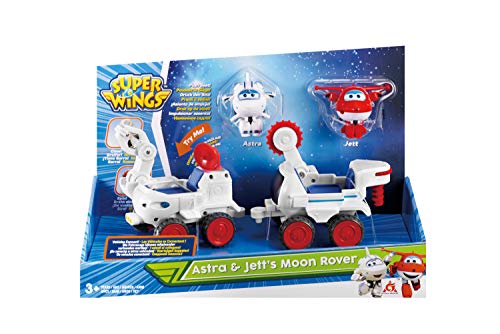 Super Wings Astra und JETT's Moon Rover Transform-a-Bot 2 von Super Wings