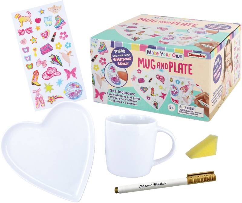 Alrico DIY-Set Bemale eine Tasse und Untertasse von Alrico