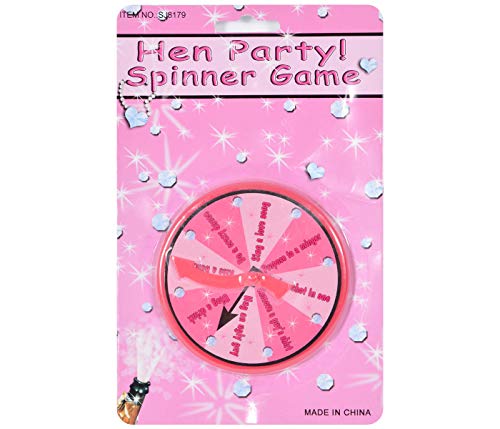 Alsino Hen Party Spinner Game Jungesellenabschied Trinkspiel Lustig Witzig Partyspiel Frauen Ladies Night Bride Geschenk (1 Stück) von Alsino