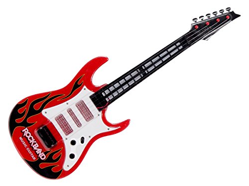 Kinder E-Gitarre mit Licht & Sound 8520 Kindergitarre Musikinstrument Kinder-Gitarre Rock Gitarre Spielzeug von Alsino von Alsino