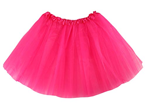 Alsino Kinder Tüllröcke Tutu Prinzessin Ballettrock mit elastischem Bund für Mädchen, TUT-023 pink , Einheitsgröße von Alsino