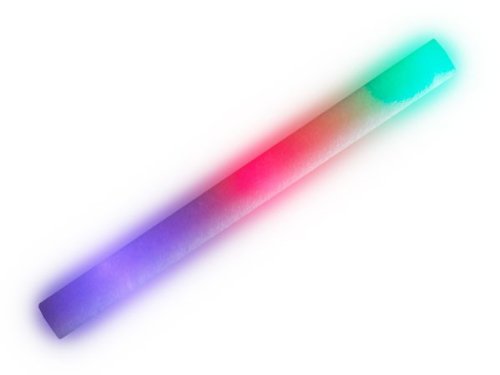 Alsino LED Leuchtstäbe Blinkstäbe aus Schaumstoff Glow Sticks im Set - ideal für Partys, Konzerte, Festivals & Events (Multicolor, 6 Stück) von Alsino