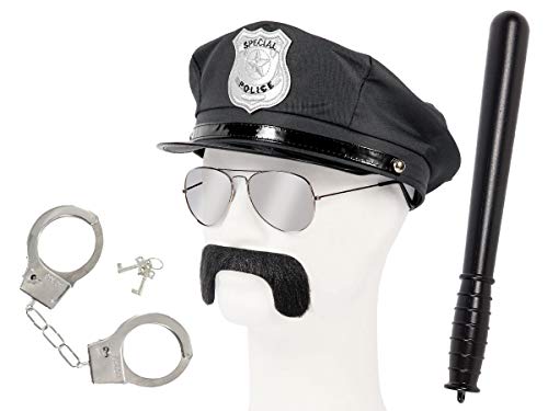 Alsino Polizei Outfit Karneval Verkleidung (Kv-128) Fashings Cop Paket von Alsino