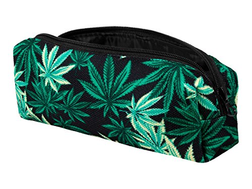 Alsino Schlampermäppchen Stifte Etui Marihuana 'All You Need is Weed' Federmäppchen mit Reißverschluss 18,5 cm x 6 cm PeC-027 von Alsino