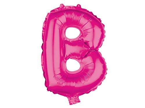 Alsino XXL Folienballons Luftballon Heliumballon Buchstabenballon A-Z pink 80 cm Party Geburtstag Hochzeit, Variante wählen:BAL-223 Buchstabe B von Alsino