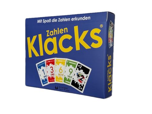 Alster- und ElbHarmonie Zahlen Klacks – Lern-Kartenspiel für Familien & Kinder | 120 Bunte Zahlenkarten | Mathe-Spielspaß für die ganze Familie, Vorschule & Grundschule von Alster- und ElbHarmonie