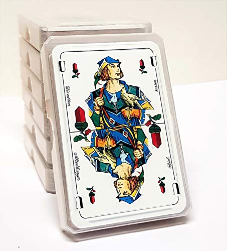 10x Skatkartenspiel Deutsches Bild Skat Kartenspiel Spielkarten Q von Altenburger Spielkarten