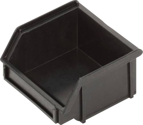 Alutec 1394006197 ESD Sichtlagerkasten CB6MC (B x H x T) 100 x 50 x 95mm Schwarz 1St. von Alutec