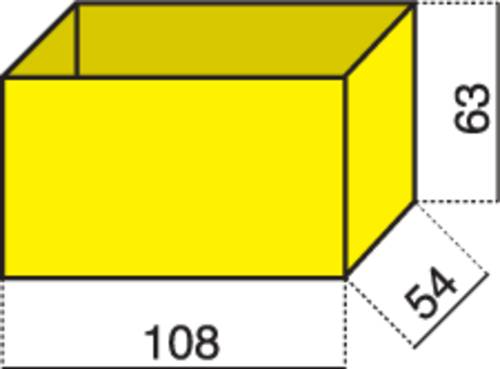 Hünersdorff Sortimentskoffer-Einsatz (L x B x H) 108 x 54 x 63mm Anzahl Fächer: 1 Inhalt von Hünersdorff