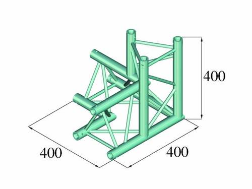 Alutruss DECOLOCK DQ3-PAL34 3-Punkt Traverse 3-Weg-Ecke 90° von Alutruss