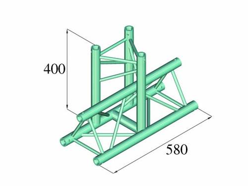 Alutruss DECOLOCK DQ3-PAT35 3-Punkt Traverse T-Stück 90° von Alutruss