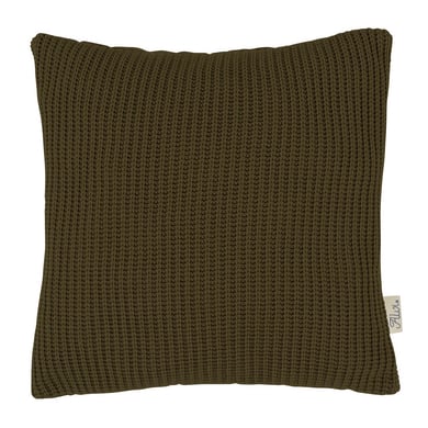 Alvi® Kuschelkissen Knit Khaki 30 x 30 cm von Alvi