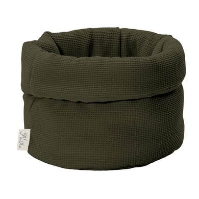 Alvi® Utensilo rund Waffle piqué Khaki von Alvi