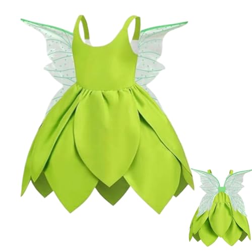 Alwida Fancy Dress Up – Kinder-Prinzessin-Kostüm-Set, Prinzessin-Fee-Kostüm-Set für Kinder | Kinder-Halloween-Kostüm mit Hexenblumenringen für Kostümsammlung, Themensammlung, Halloween-Sammlung von Alwida