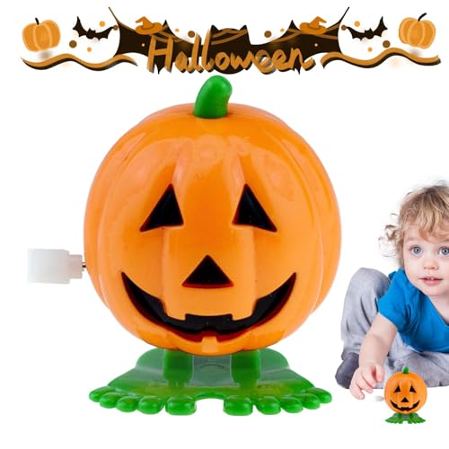 Wind Up Pumpkins - Halloween Wind Up Toys | Decorative Pumpkin Clockwork Toy, Clockwork Toy Wind Up Toys, Jumping and Walking Clockwork Toys, Cute Party Decorations for Interactive Prizes von Alwida