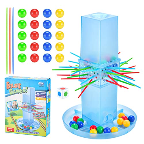 Zugstangenspiel, ABS-Spiel mit Zugstäben, klassisches Spiel für Kerplunk mit Perlen, Stäben und Spieleinheit, die Stickspiele helfen, eine Interaktion und Kommunikation zu schaffen von Alwida