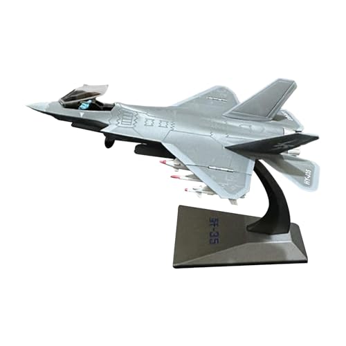 Amagogo 1/100 Skala Fighter Jet Model Simulation mit Display Ständer Ornament von Amagogo