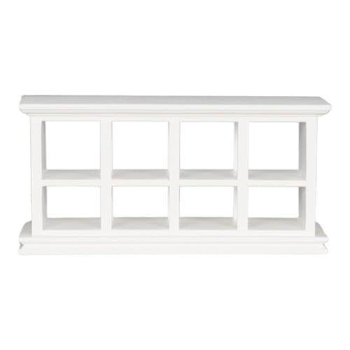 Amagogo 1/12 Miniaturschrank, künstlicher Modellschrank, Mikro-Landschaftsmodell, Miniatur-Bäckerei, Kuchenschrank für Geschenk, Ornament, Kinder, Weiß von Amagogo