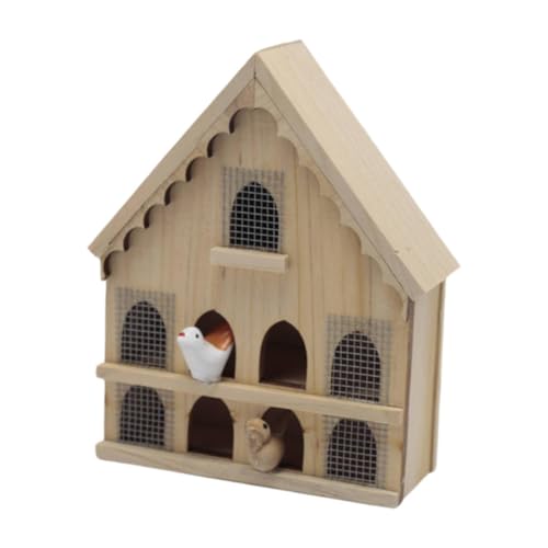 Amagogo 1/12 puppenhaus Haus Miniatur Vogel Käfig Ornament Leben Szene DIY Modell Puppenhaus Zubehör Miniatur Landschaft von Amagogo