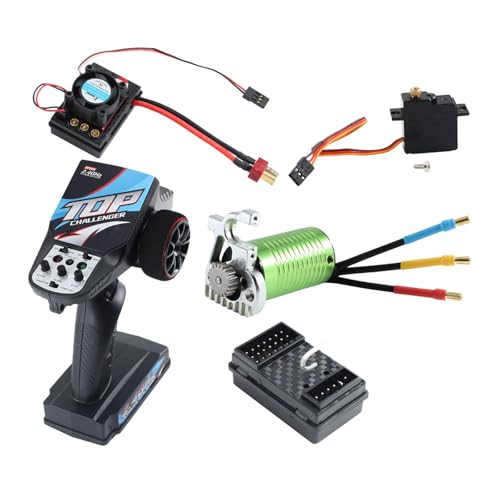 Amagogo 1/14 RC ESC Elektronischer Geschwindigkeitsregler 7 Kanäle Leichte, einfach zu verwendende Zubehörteile für 144002 Q146 144001 Auto-LKW von Amagogo