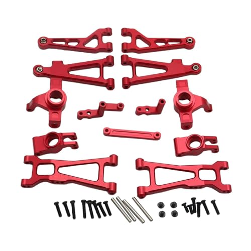 Amagogo 1/16 Metall Upgrade Zubehör Ersatz Fernbedienung Auto Teile fürfür 16208 16209, Rot von Amagogo