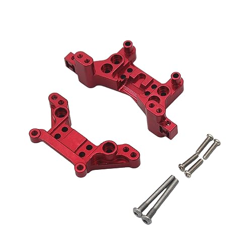 Amagogo 1/16 RC Auto Shock Tower Halterung, RC Auto Vorne und Hinten Stoßdämpferhalterung, Aluminiumlegierung Stoßdämpfer Halterungen für 16207, Fernbedienung Auto Zubehör, rot Amagogo 1/16 RC Auto Shock Tower Halterung, RC Auto Vorne und Hinten Stoßdämpferhalterung, Aluminiumlegierung Stoßdämpfer Halterungen für 16207, Fernbedienung Auto Zubehör, rot von Amagogo
