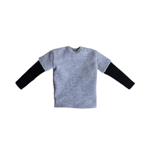 Amagogo 1/6 männliche Figur Kleidung Miniaturpuppen Kleidung Casual Wear Hosen Mode Langarm Sweatshirt Kostümzubehör für 12 '' '' ', Stärken von Amagogo