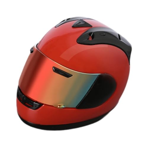 Amagogo 1:6 Modell Fahrradhelm, Miniaturpuppenkostüm, Lässige Cosplay Foto Requisiten, Schutzhelm für Männliche Actionfiguren, D, Rot von Amagogo