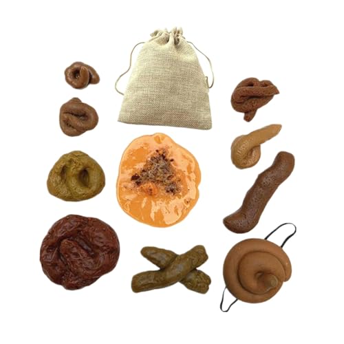 Amagogo 10 Stück Fake Poop Toys Lebensechte Gags und Schabernack-Spielzeuge Weiches Poo-Modell für Aprilscherz-Geschenk Fake Turd Prank Toy Amagogo 10 Stück Fake Poop Toys Lebensechte Gags und Schabernack-Spielzeuge Weiches Poo-Modell für Aprilscherz-Geschenk Fake Turd Prank Toy von Amagogo