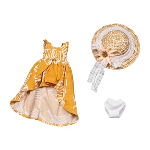 Amagogo 3 Stücke 1/6 Barbie-Kleiderset, Mode- & Accessoires-Set für Barbie-Puppen mit Kleid, Hut, Unterwäsche für 30 cm Große Actionfiguren Amagogo 3 Stücke 1/6 Barbie-Kleiderset, Mode- & Accessoires-Set für Barbie-Puppen mit Kleid, Hut, Unterwäsche für 30 cm Große Actionfiguren von Amagogo
