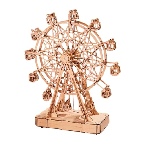 Amagogo 3D -Holz -Rätsel -Kit DIY Wheel Model Kit Bildungsspielzeug Geschenke Einzigartig, mit Musik von Amagogo