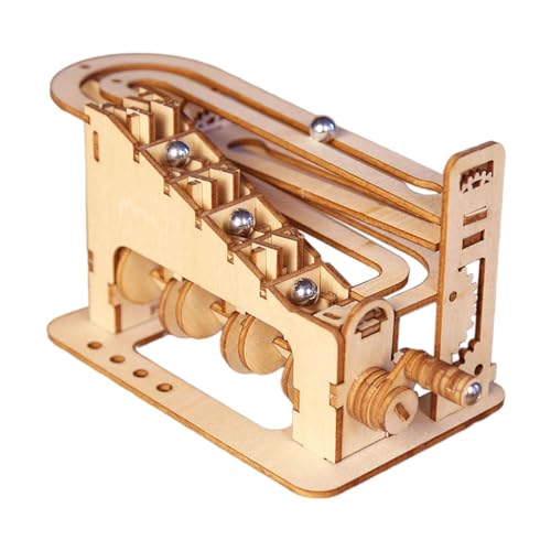 Amagogo 3D-Holzpuzzle, Murmelbahn, Hobbys, Spielzeug, Holzhandwerk, DIY-Achterbahn-Puzzle für Jungen, Mädchen, Erwachsene, Kinder, Heimornament von Amagogo