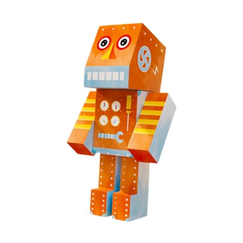 Amagogo 3D-Papierpuzzle-Roboter-Bausatz, handgefertigtes DIY-Spielzeug für Kinder im Alter von 8 9 10 11 12 13 Jahren, Geschenke von Amagogo