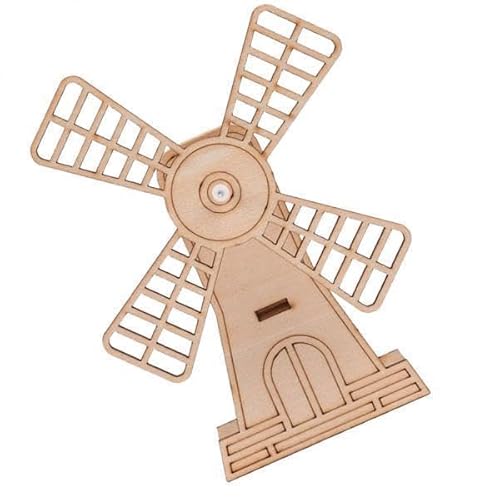 Amagogo 3X En Gebäude Spielzeug Montieren Modell Windmühle D Holz Puzzle von Amagogo