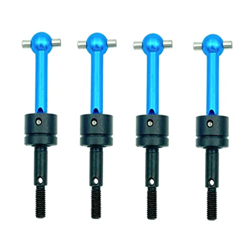 Amagogo 4Pcs Metall Antriebswellen Ersatz Universalbaugruppe CVD 53792 für TT-01 TT01 TT-02 TT02 TA04 1/10 RC Auto Modifikation Zubehör Upgrade Ersatzteile - Blau Amagogo 4Pcs Metall Antriebswellen Ersatz Universalbaugruppe CVD 53792 für TT-01 TT01 TT-02 TT02 TA04 1/10 RC Auto Modifikation Zubehör Upgrade Ersatzteile - Blau von Amagogo
