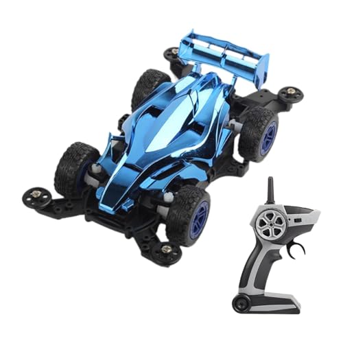 Amagogo 4WD RC Auto Rennauto Fahrzeugmodell Ferngesteuertes Auto RC Autos für Geschenk ab 5 Jahren Jungen Mädchen Partygeschenke Urlaub, Blau von Amagogo