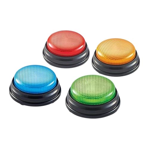 Amagogo 4X Quizspiel Beeper System Beeper Button Spielen Spielshow Lehrerbedarf für Firmenwettbewerb Familienspielabend Erwachsene von Amagogo