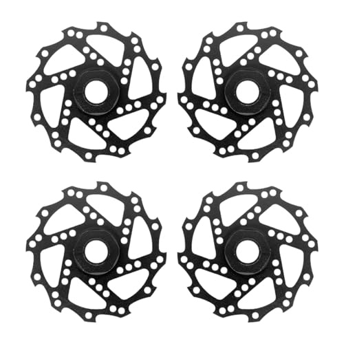 Amagogo 4X RC-Autobremsscheiben, ferngesteuerte Autobremsscheiben, einfach zu installierende Ersatzteile aus Aluminiumlegierung für RC-Autos im Maßstab 1/8, Schwarz von Amagogo