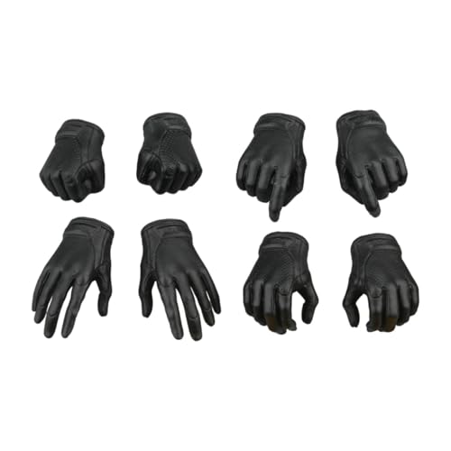 Amagogo 8pcs 1/6 Actionfiguren Handschuhe Dress Up Collectible Geschenke Accessoires Miniaturhandschuhe für 12 "weibliche Actionfigur von Amagogo