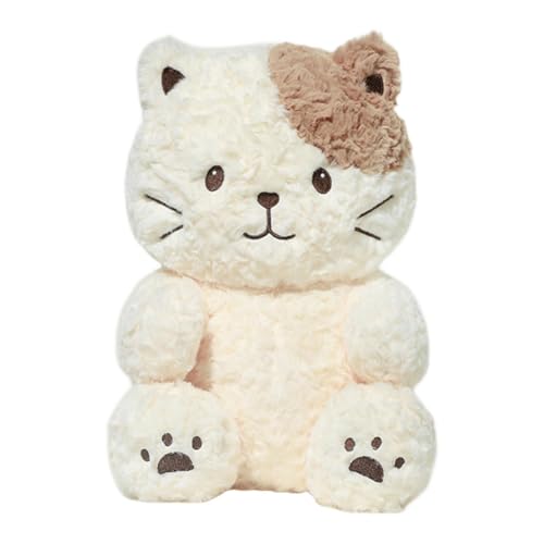 Amagogo Adorable Toy Cute Doll Cartoon Cuddly Realistic Stuffed Toy Huggable for Kids Adults Valentine's Day Gifts, Katze 23cm von Amagogo