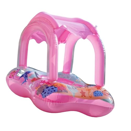 Amagogo Aufblasbarer Pool-Schwimmring mit Baldachin, Schwimmschlauch, Wasserspielzeug, aufblasbarer Schwimmring für den See, mit Griff Ohne Glocke Amagogo Aufblasbarer Pool-Schwimmring mit Baldachin, Schwimmschlauch, Wasserspielzeug, aufblasbarer Schwimmring für den See, mit Griff Ohne Glocke von Amagogo