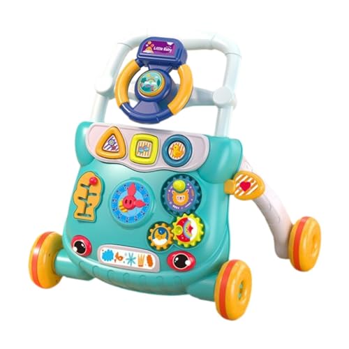 Amagogo Baby-Aktivitäts-Laufspielzeug, Musik-Lernspielzeug, Geschenk, Kinder, Gleitauto, Spielzeug, Lern- und Laufspielzeug, Baby, 6-12 Monate, Kleinkinder, GrÜn von Amagogo