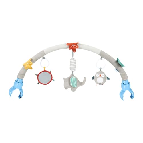 Amagogo Baby-Kinderwagenbogen-Spielzeug, Baby-Mobile, Cartoon, Aktivitätsspielzeug, weiches Kinderbett-Zubehör, Sitzspielzeug für Kinderwagen, Babywippe, Elefant von Amagogo