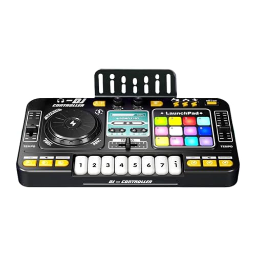 Amagogo Baby Musical DJ Set für Kinder Musikinstrumente Spielzeug Geschenk Elektronischer mit Mic DJ Party Mixer DJ Controller, Ohne Mikrofon von Amagogo