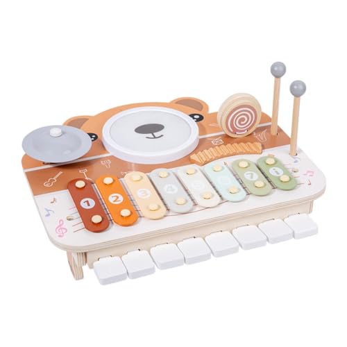 Amagogo Baby Musical Toy Kids Kids Drum Set, Multifunktion, Lernspielzeug, Musikinstrument für Babys Alter 3+ Kleinkinder Kinder von Amagogo